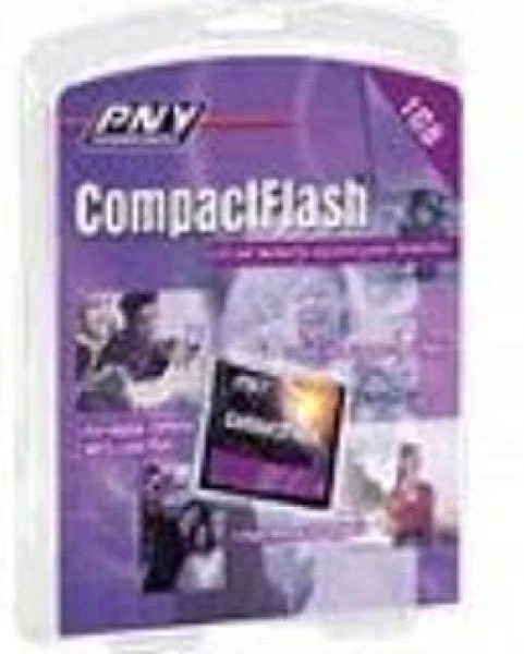 Boxed PNY 1 GB Compact Flash Memory Card (P-CF1G-RF3) - Image 1 of 1