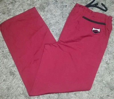 Pantalones Médicos SCRUB DUDZ Unisex con Cordón ~ Logo Arkansas Razorbacks ~ S* Foto 1 de 4