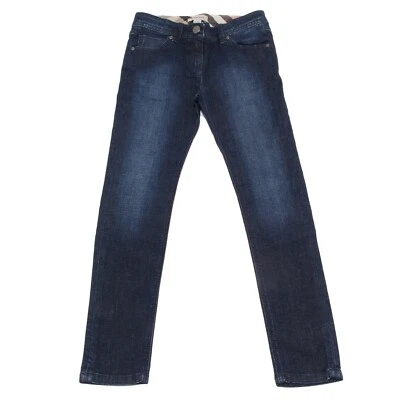1738S jeans bimba BURBERRY blu denim pantaloni pant trouser kid - Imagem 1 de 4