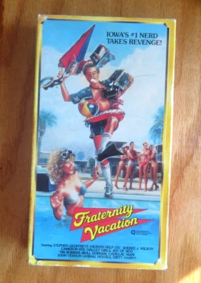 Fraternity Vacation VHS Stephen Geoffreys, Sheree J. Wilson, Tim Robbins - Image 1 of 2