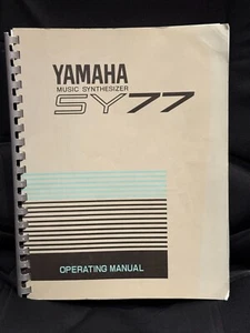 Original - Yamaha Music Synthesizer SY77 Operating Manual - Picture 1 of 4
