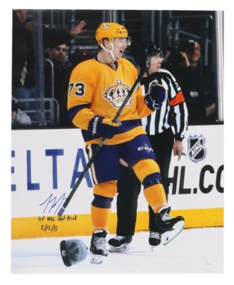 TYLER TOFFOLI '1st NHL Hat Trick 2-12-15 Signed LA Kings 16x20 Photo (JSA COA) - Image 1 of 4