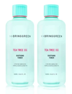Bring Green Tea Tree Cica Soothing Toner 500ml x 2ea Moisturizing K-Beauty - Picture 1 of 7