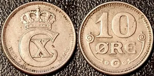 Denmark - Christian X - 10 øre 1920 Hcn ; GJ Copenhagen! Km#818.2a - Picture 1 of 1