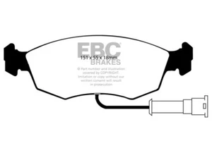 Pastillas de freno delanteras EBC Ultimax para Ford Escort MK5 2.0 RS (RS2000)(150 HP)(91>95) - Imagen 1 de 1