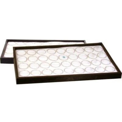 Inserto de 72 frascos de gemas y 2 bandejas de exhibición de viaje Foto 1 de 3