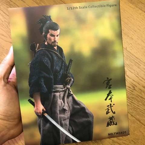 TWTOYS Miyamoto Musashi Samurai 1/12 Action Figure 2 Heads Doll Model TW1920 Cover