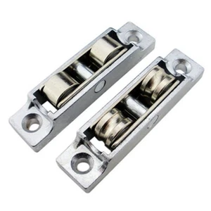 Slot/Flat Wheel 88-Tyle Sliding Door Casement Pulley Stainless Steel Frame New - Picture 1 of 48