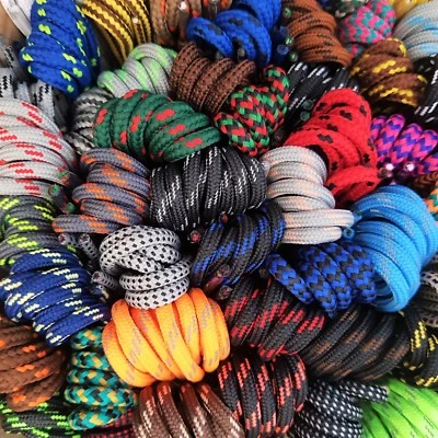 FABMANIA MERRELL KARRIMOR BERGHAUS SCARPA Cordones Fabmania® 4 mm fuertes redondos trabajo caminar senderismo botas cordones 180 cm