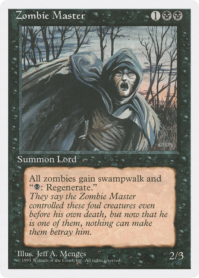 Zombie Master X (1) MTG 4th Edition EX/Near Mint - 4RCards - Image 1 of 1