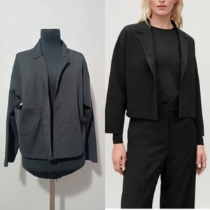 Cos Knitted Sweater Knitted Jacket with Pocket size S 165/88 cm Black - Picture 1 of 18