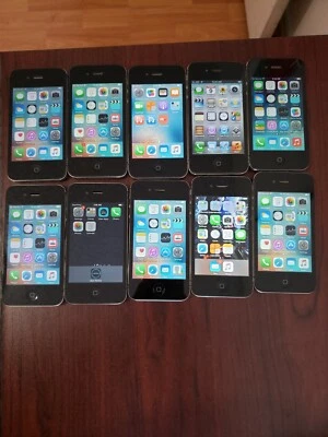 Lot of 10 Apple iPhone 4S A1387 16GB Black ( AT&T/ Verizon ) - Image 1 of 4