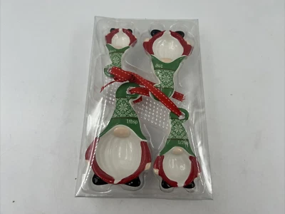 Signature Select Ceramic Christmas Gnome Measuring Spoons AA01B54001 - Image 1 of 4