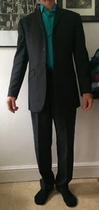 Ozwald Boateng 2-piece suit, 40R, grey, 100% wool, used but very smart condition - Picture 1 of 8