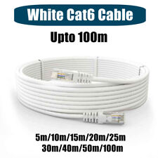 10m 15m 20m 30m 40m 50m 100m Cat6 Network Ethernet Cable Cables 100M/1000Mbps