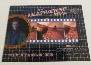 2023 Spider-Man No Way Home Willem Dafoe Film Cel Card #FC-6 - Picture 1 of 2