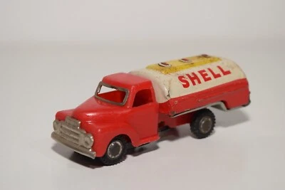 B12 1:50 GUSCIO CISTERNA CAMION LAMIERA STAGNATA PLASTICA OTTIME CONDIZIONI - Immagine 1 di 4