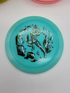 Infinite Discs C-Blend Glow Slab Blue 170g Innova overstable disc golf driver - Picture 1 of 3