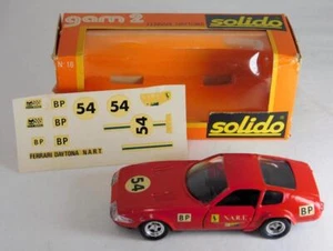 Vintage Diecast Solido #16 Ferrari 356 Daytona NART Auto Rossa GAM 2 + DECALCOMANIE 1/43 O - Foto 1 di 12