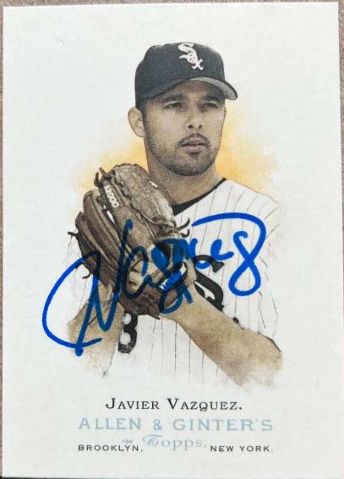 Javier Vazquez Autographed 2006 Topps Allen & Ginter #28 - Image 1 of 1