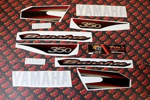 Vito's vinyl decal graphics kit 14MIL sticker Yamaha Banshee RED BLACK 2003 - Picture 1 of 9