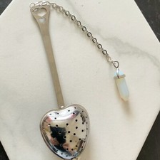OPALITE POINT HEART TEA INFUSER