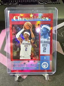 2022-23 Panini Chronicles Shai Gilgeous-Alexander #17 Asia Red and Gold 3/3! - Picture 1 of 2