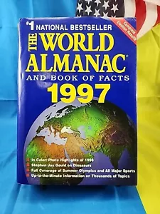 The World Almanac and Book of Facts 1997 Red Hardcover Illustrated Like New VTG - Picture 1 of 10