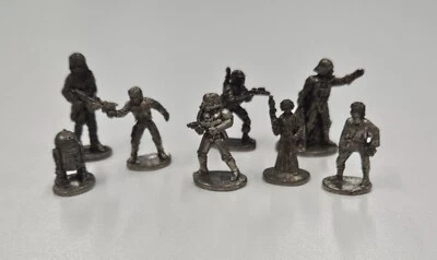 De colección 1996 Star Wars Edición Limitada Monopoly 8 Fichas de Personaje de Peltre-(sg) Foto 1 de 4