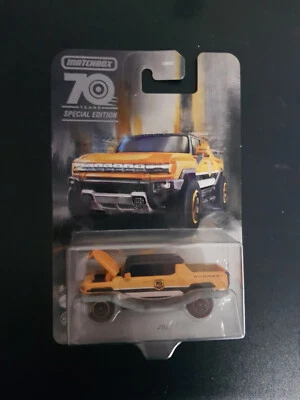 Matchbox Superfast 2012 Hummer EV orange auf Longcard OVP - Bild 1 von 2