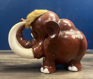 Vtg Kreiss Company Psycho Ceramics Japan Mammoth Jeweled Eyes ~ NO Caveman - Picture 1 of 14
