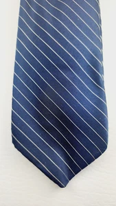 Corbata de cuello O'Neil's gris a rayas de seda vintage para hombre - Imagen 1 de 4