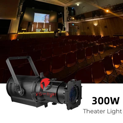 300W LEKO LED Profile Spot Lights Warm White 3000k/19°  Audience Theatre light - Image 1 of 4
