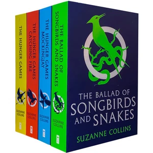 Hunger Games 4 Books Set  by Suzanne Collins (Paperback) By Suzanne Collins - Picture 1 of 4