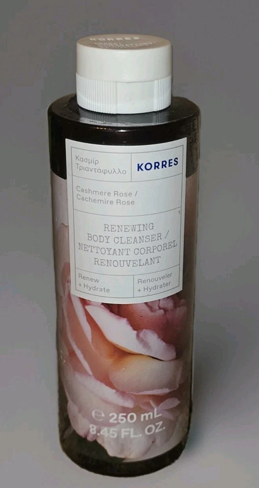 Korres Cashmere Rose Renewing Body Cleanser 8.45 fl oz.
