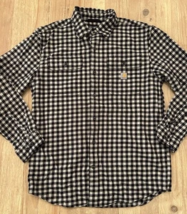 Carhartt Loose Fit Heavyweight Flannel Buffalo Plaid Camp Shirt TW4451-M Herren M - Bild 1 von 4