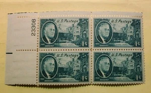 Scott # 930 - US Plate Block Of 4 - F.D.R. Hyde Park - MNH - 1945 - Picture 1 of 2