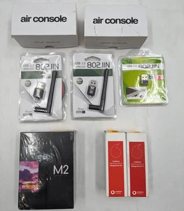 Cloud M2 Mobile Hotspot, Air Console Adapter, USB/Antenna, & More Lot of 8 - Picture 1 of 13