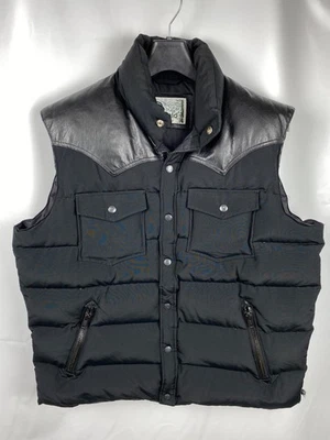Trailwear By Penfield Down Leather Vest Men size XL - Image 1 of 4