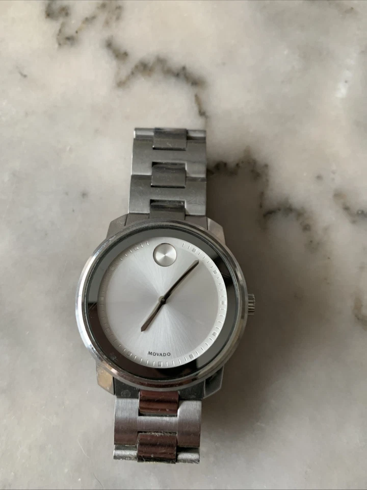 Movado BOLD 42mm Silver Stainless Steel Case, Silver SS Bracelet, Men's Watch - Image 1 of 1