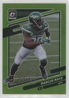 2021 Panini Donruss Optic Lime Green Prizm 33/35 Marcus Maye #74 - Image 1 of 3