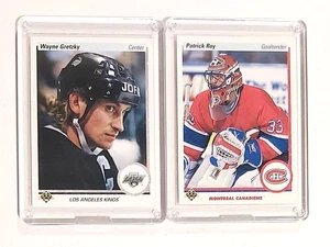 Upper Deck Prototype Promo Cards #241 / Wayne Gretzky & Patrick Roy / 1990 / MT - Picture 1 of 2