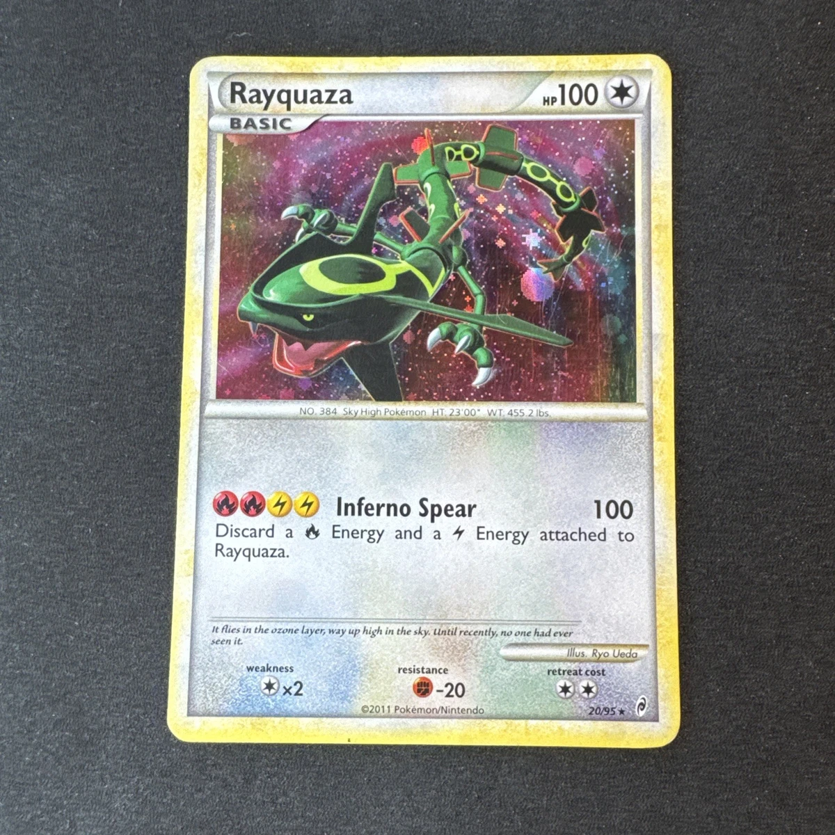 RAYQUAZA HOLO 26/110 レックウザ 英語版 ポケットモンスター RAYQUAZA