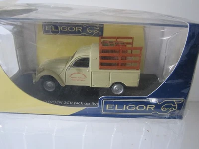 1/43 ELIGOR FOURGONNETTE CITROËN 2CV PICK-UP LIVREUR DE LEGUMES NEUVE BOITE - Photo 1/4