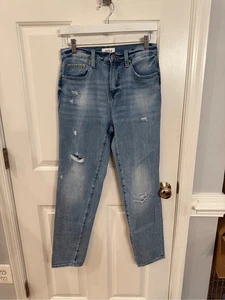 Pistola High Rise Distressed Straight Leg Jeans Gr. 25 EUC - Bild 1 von 9
