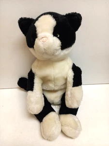 Jessie Cat Plush Soft Toy Sing and Sign 16" Black & White CE Mark Preloved - Picture 1 of 8