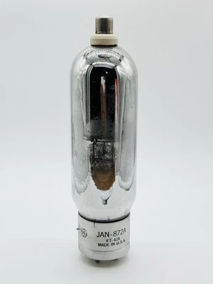 Vintage General Electric JAN-872A/VT-42A High Voltage Mercury-Vapor Rectifier E6 - Image 1 of 4