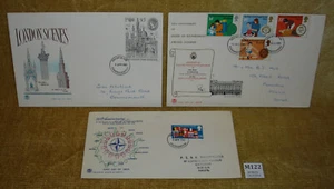 3 STUART FIRST DAY COVERS NATO 1969 LONDON SCENES DUKE OF EDINBURGH AWARD SCHEME - Picture 1 of 8