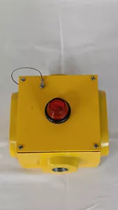 Luce pilota rossa LED resistente 30 mm in scatola di ferro malleabile industriale - Foto 1 di 8