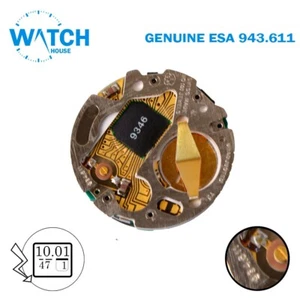 Movimiento de reloj de pulsera LED ESA 934.611 (DE LOTE ANTIGUO), hecho en Suiza, movimiento de cuarzo. - Imagen 1 de 2